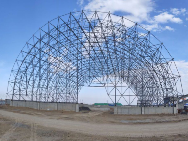 胶南体育场网架结构